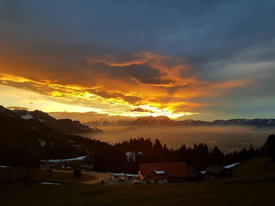 Grosszuegige Ferienwohnung Am Skigebiet Boedele Mit Rheintalblick Dornbirn Exterior foto